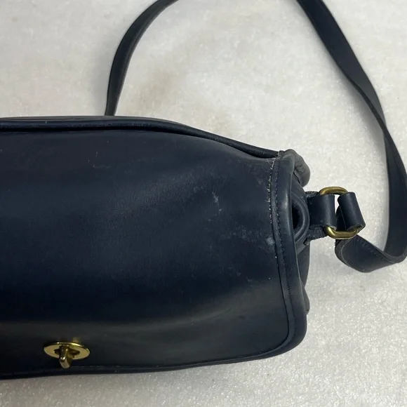 Coach 9790 City Bag Flap Navy Purse Crossbody - Picture 9 of 12